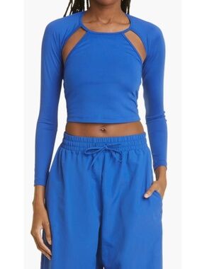 Sammy B ALEXIS LONG SLEEVE CROP TOP